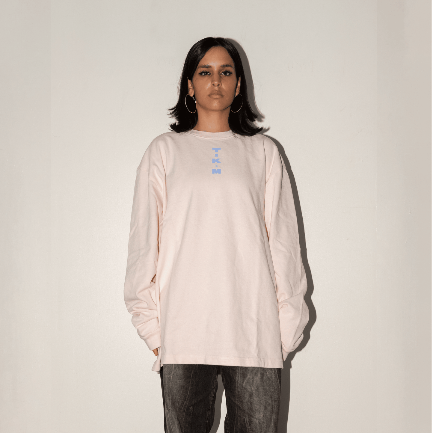 Puff Outline - Pink Long Sleeve