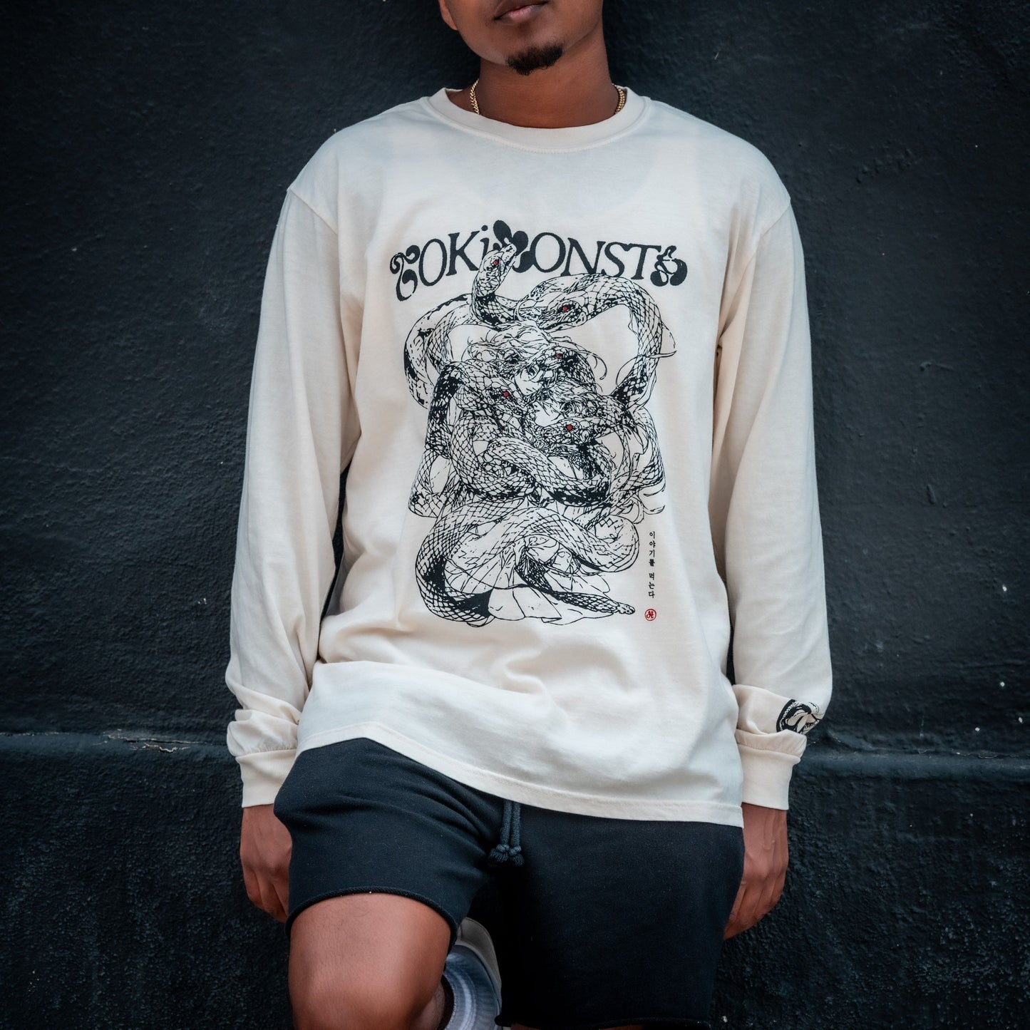 Eats The Tale Long Sleeve - Beige