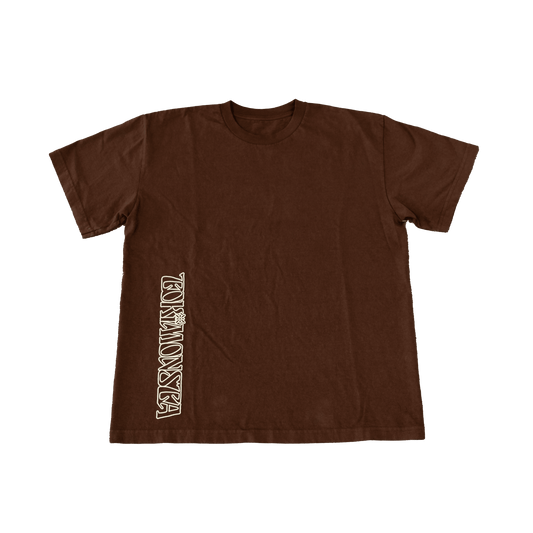 Puff Outline - Brown Tee [PRE-ORDER]