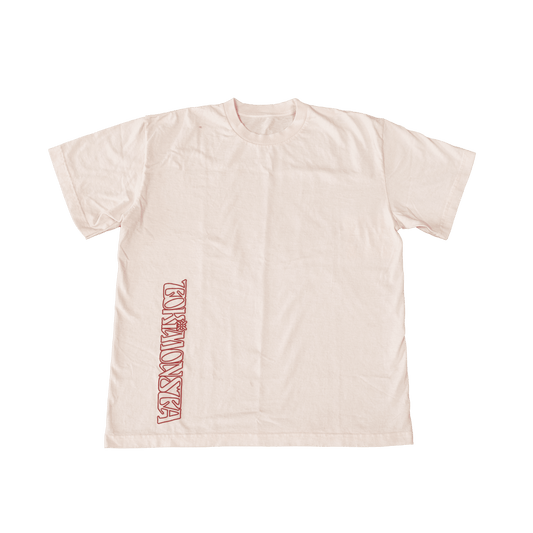 Puff Outline - Pink Tee